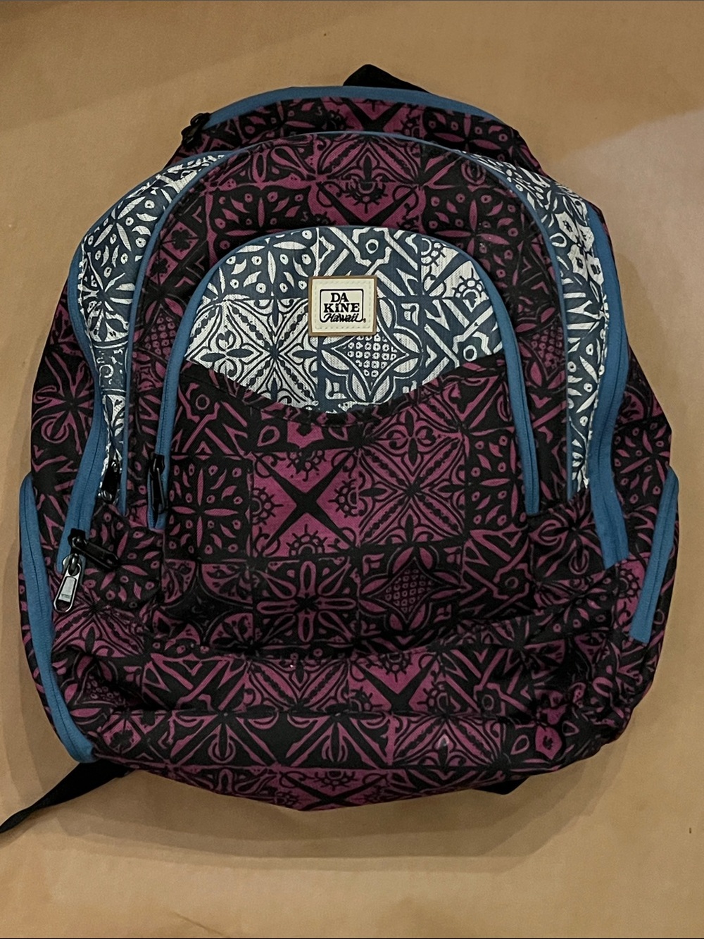 Dakine Purple and Blue Patterned Women's Backpack